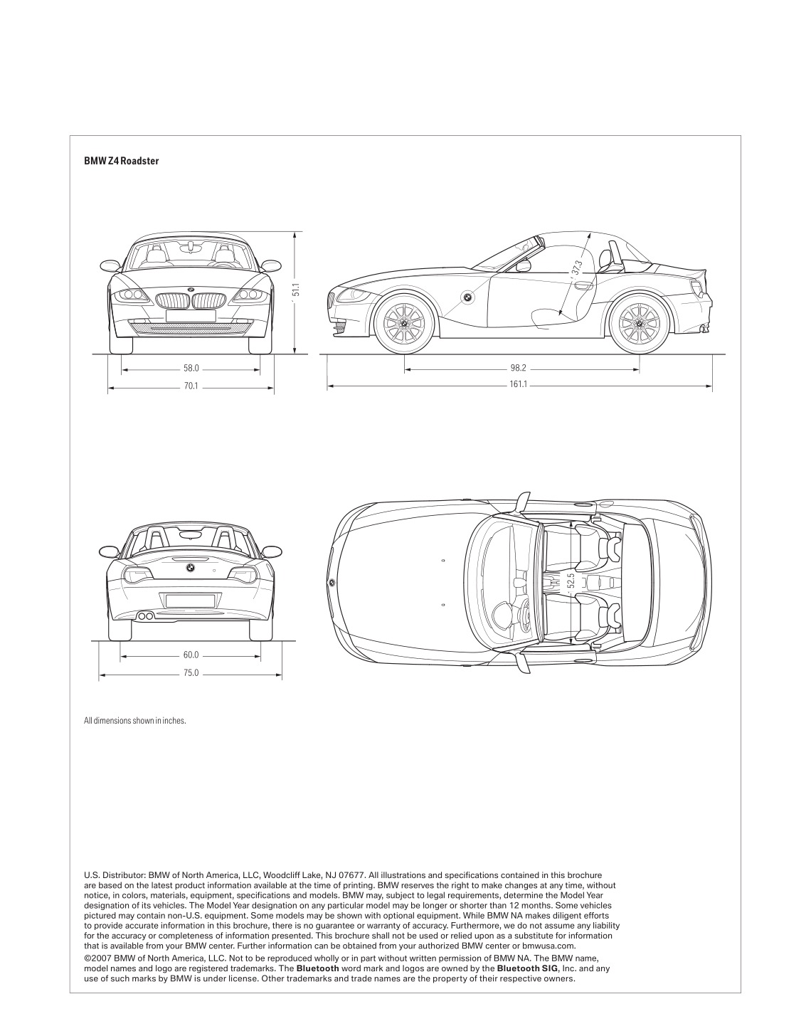 2008 BMW Z4 Brochure Page 9
